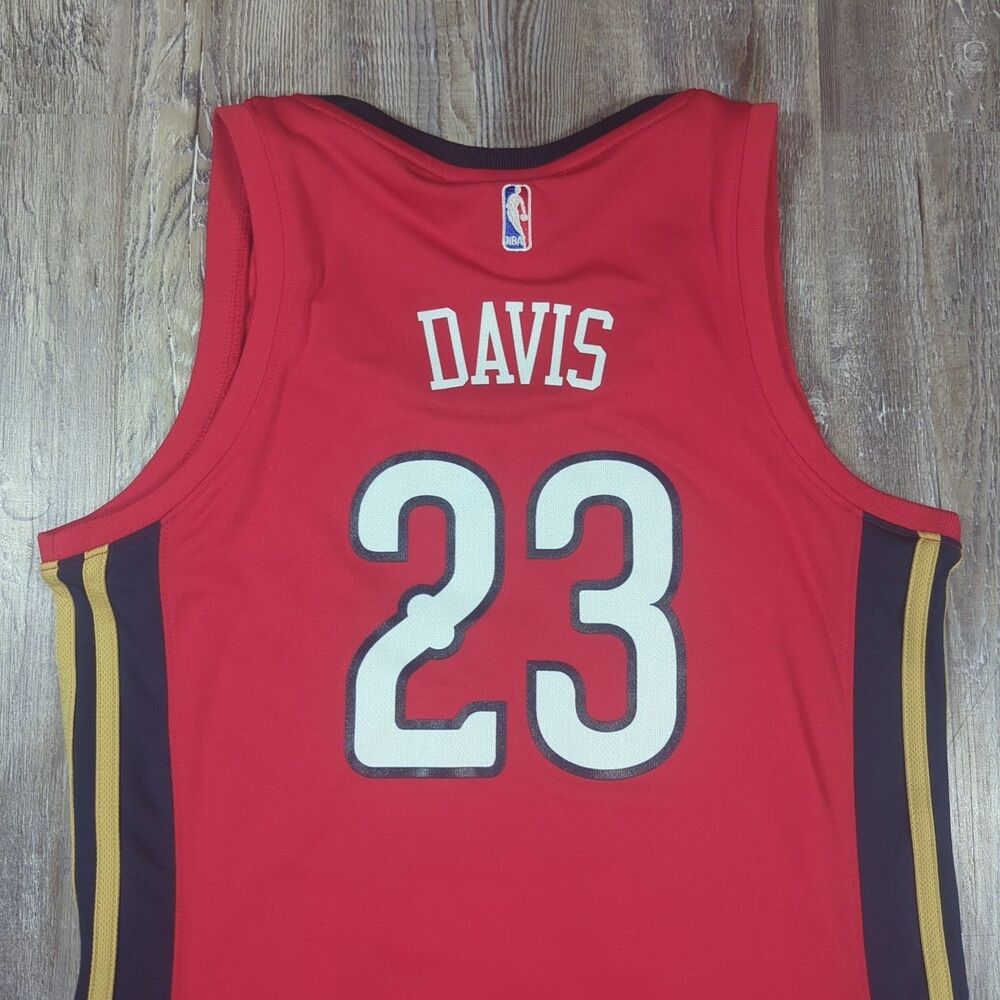 Adidas New Orleans Pelicans Anthony Davis Jersey Red # 23 Women's Size Medium - Picture 8 of 8